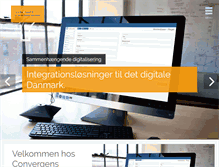 Tablet Screenshot of convergens.dk